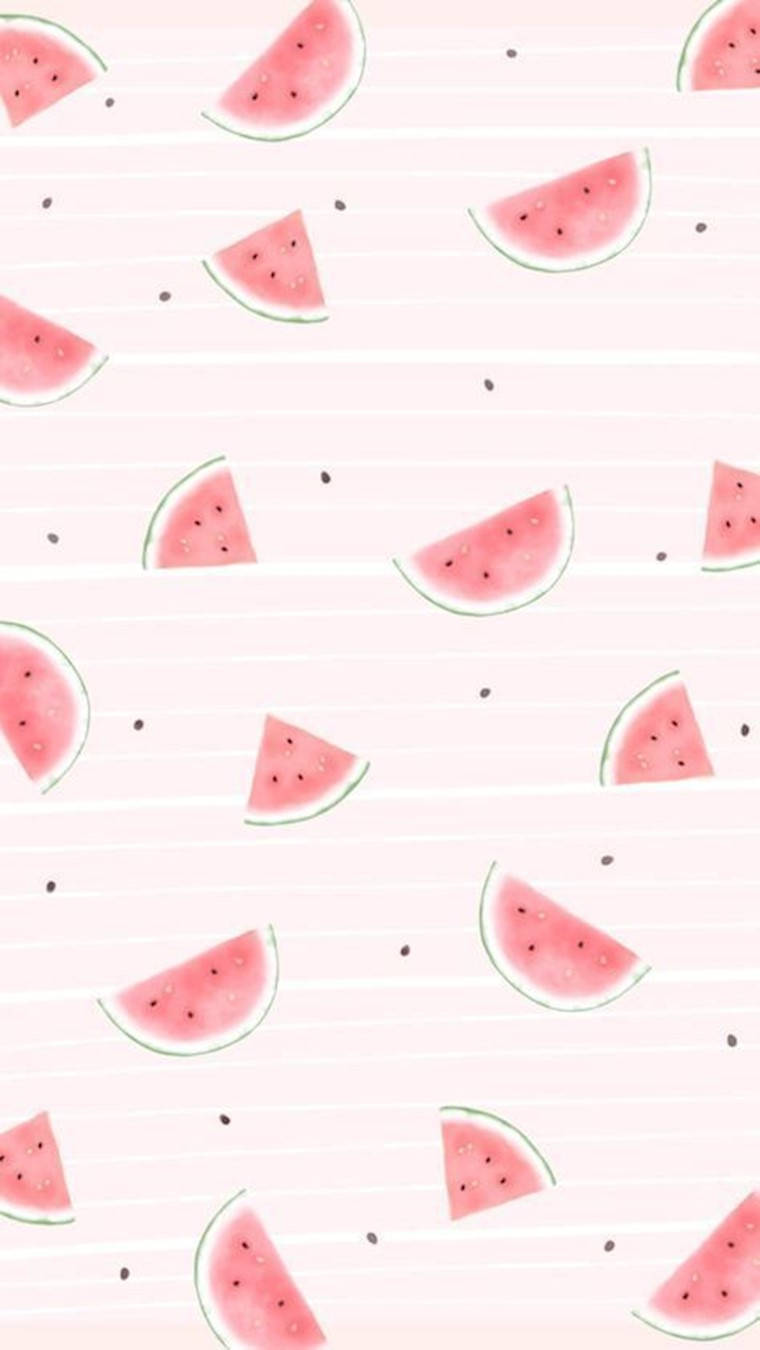 Watermelon Slices, Girly iPhone, pink watermelon slices, HD Phone Wallpaper