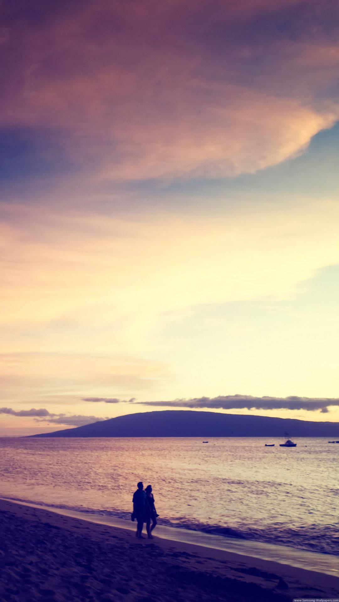 Romantic Girly Lock Screen iPhone, beach, sunset, Full HD Phone Wallpaper
