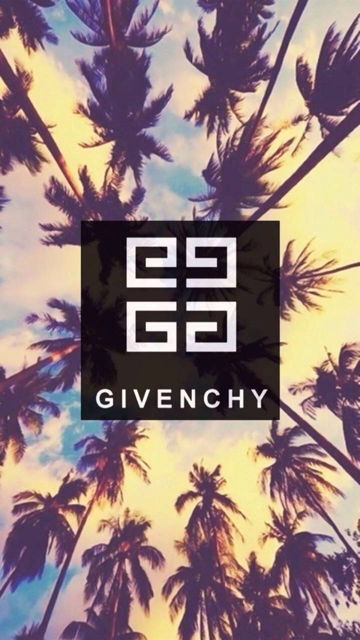 Givenchy, Tropical Sunset, palm trees, HD Phone Wallpaper