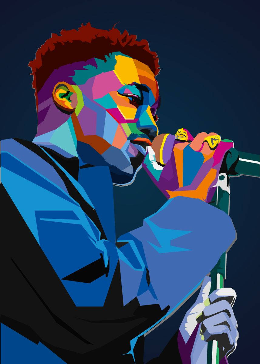 Giveon, pop art, singer, SD Phone Wallpaper