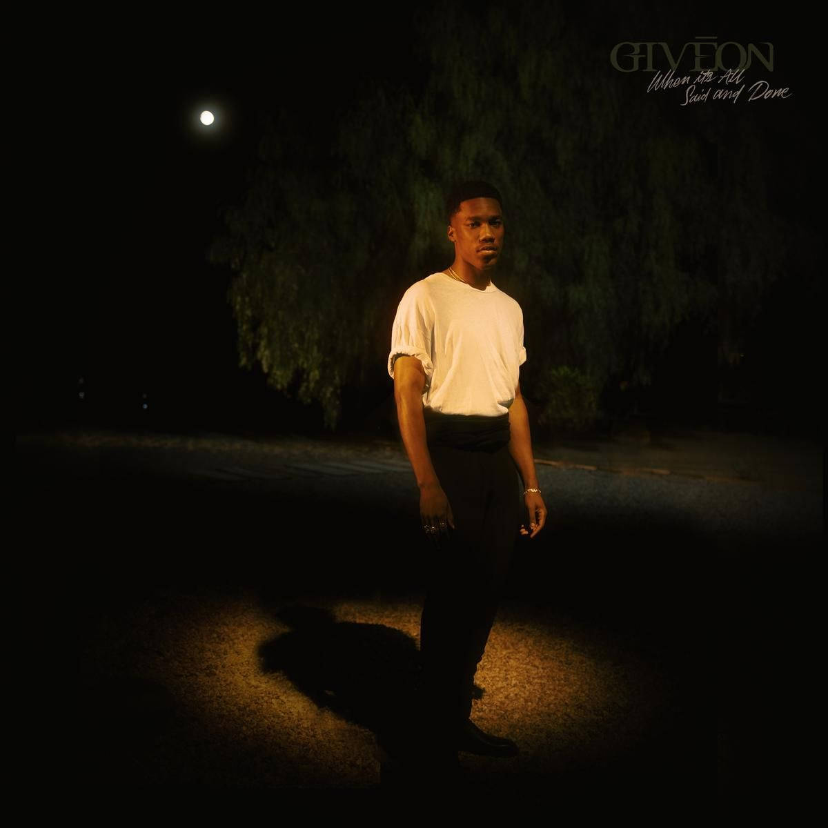 Giveon, full moon, warm spotlight, SD Desktop Wallpaper