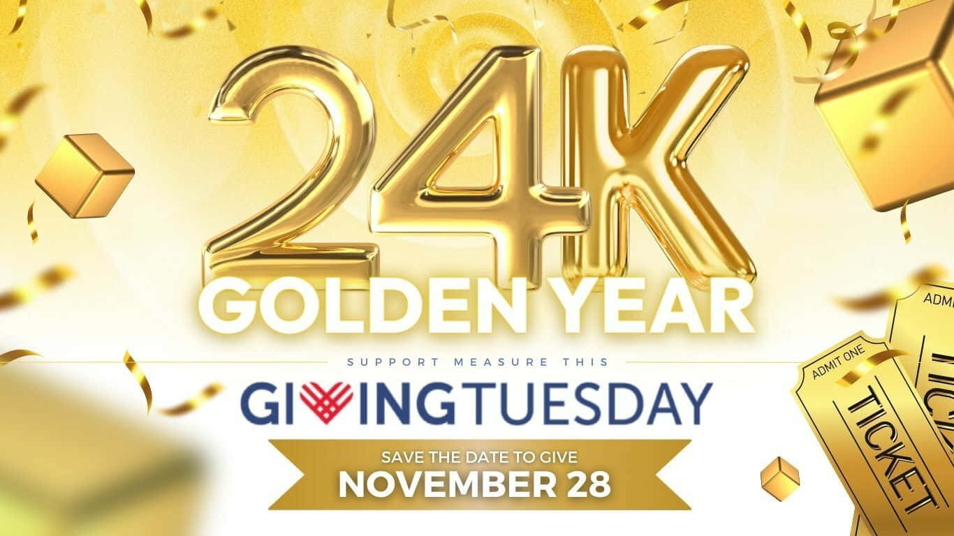24 K Golden Year, Giving Tuesday, November 28, HD Desktop Wallpaper