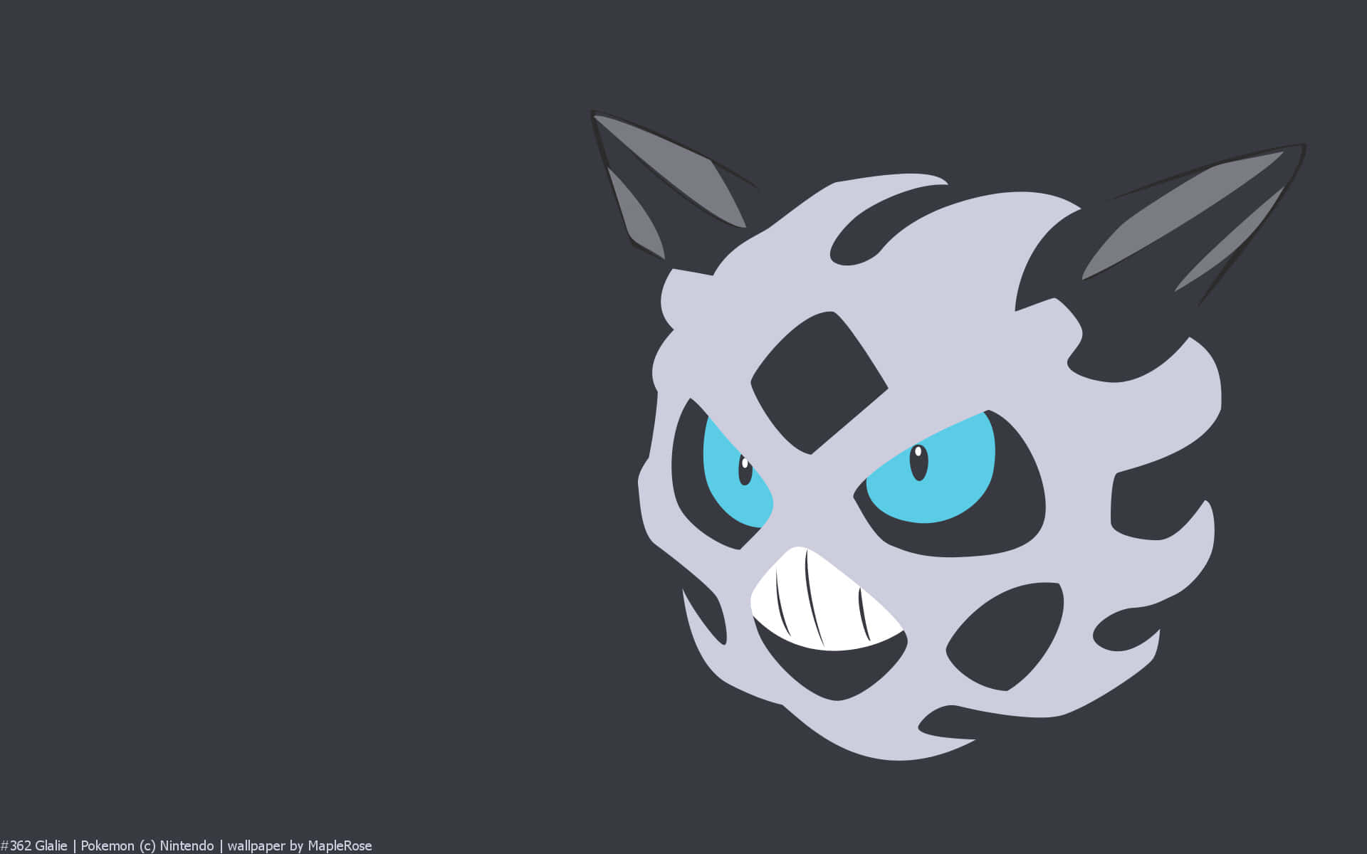 Glalie, icy blue eyes, sharp teeth, Full HD Desktop Wallpaper