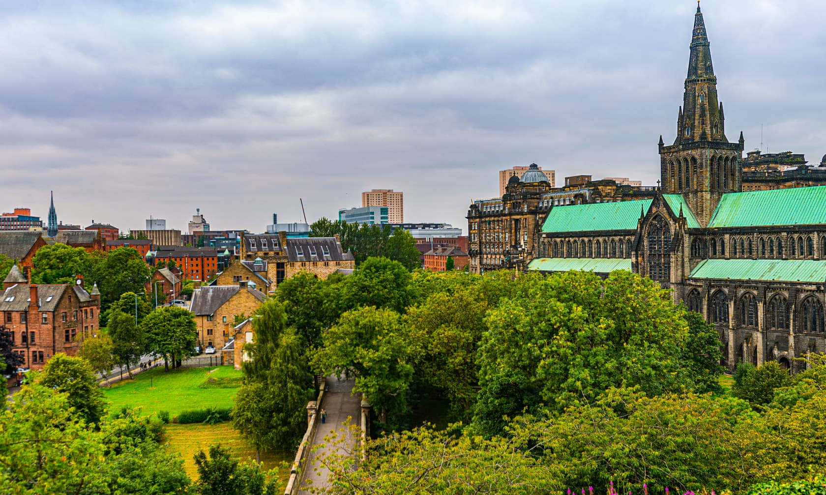 Glasgow, historic architecture, gothic cathedral, HD Desktop Wallpaper