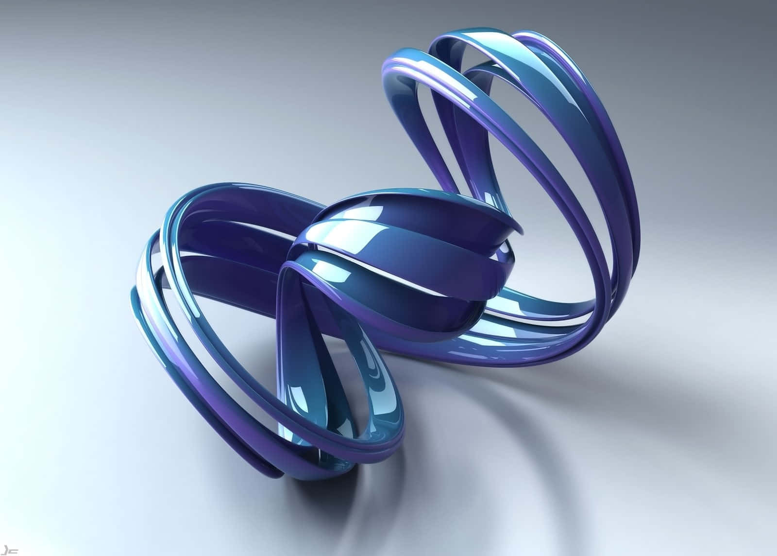 convoluted glass, glossy, blue, HD Desktop Wallpaper