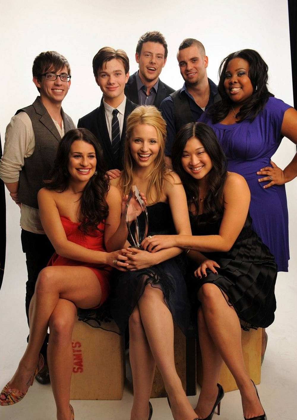 Glee, 2010 People's Choice Awards, cast members, HD Phone Wallpaper