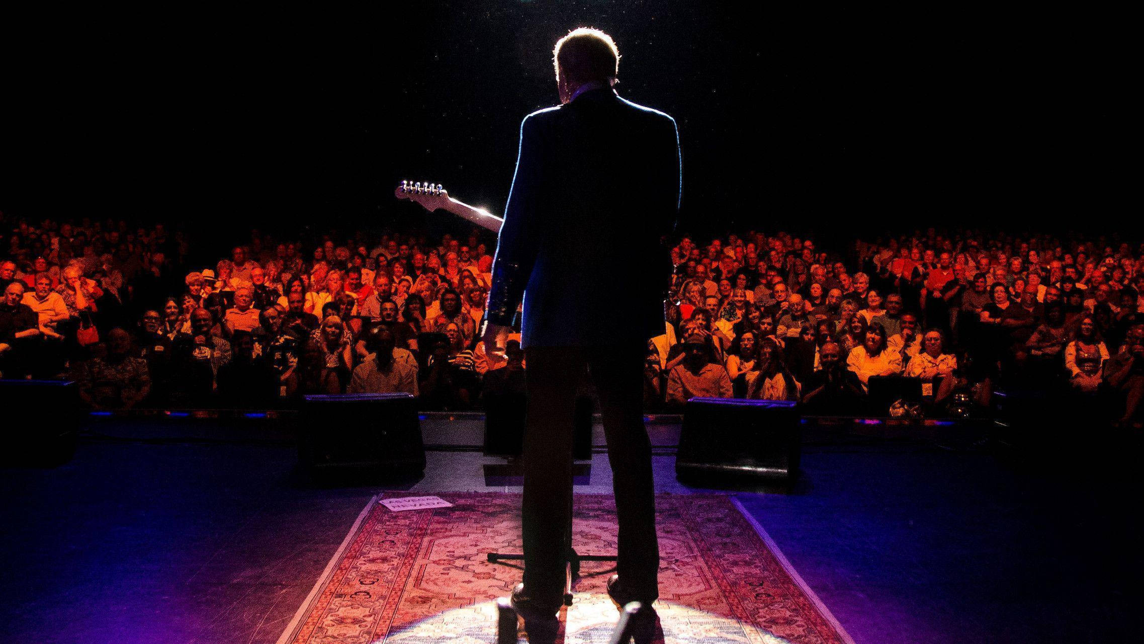 Glen Campbell, guitar, stage, Full HD Desktop Wallpaper