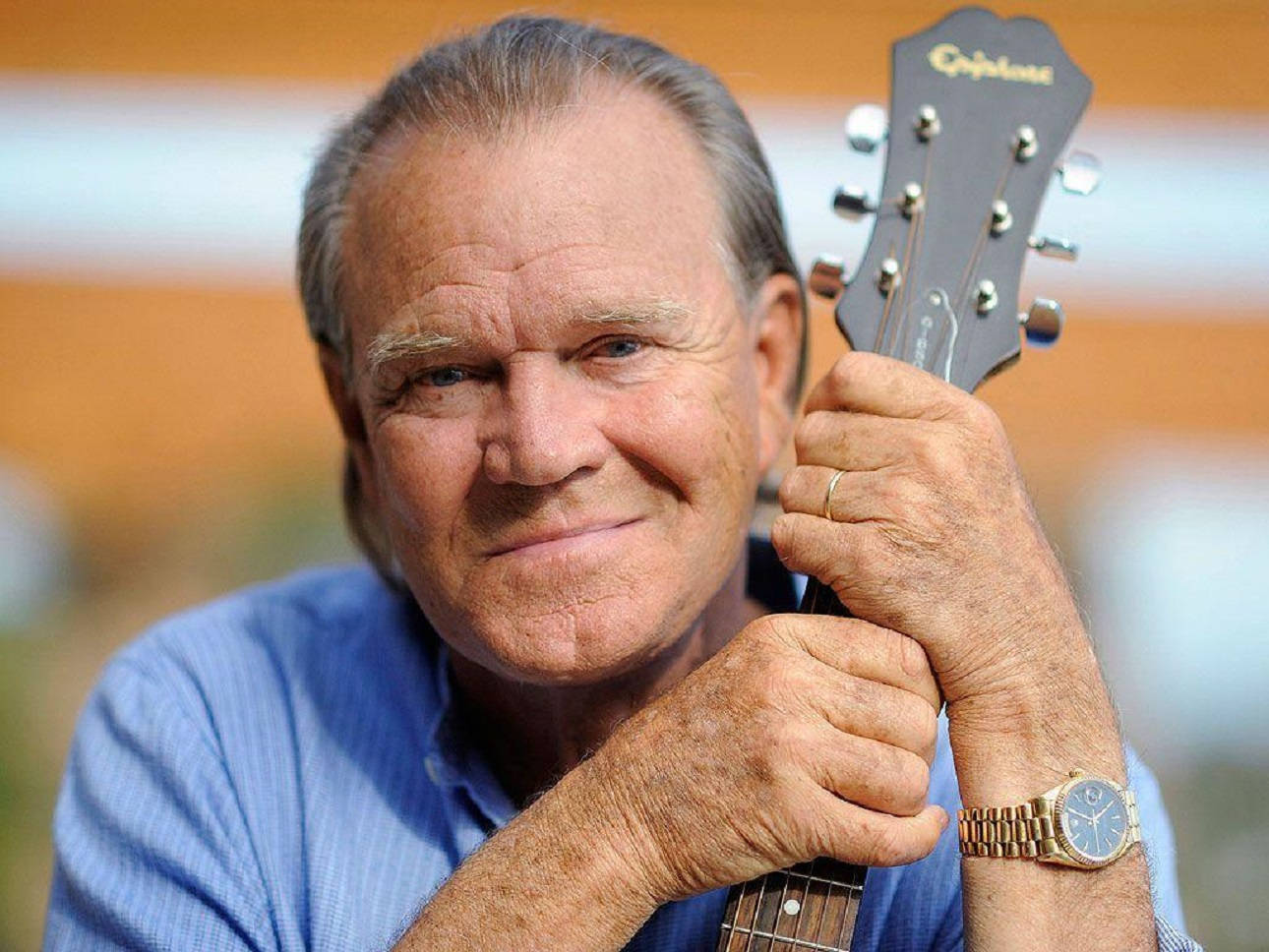 Glen Campbell, guitar headstock, 2016, HD Desktop Wallpaper