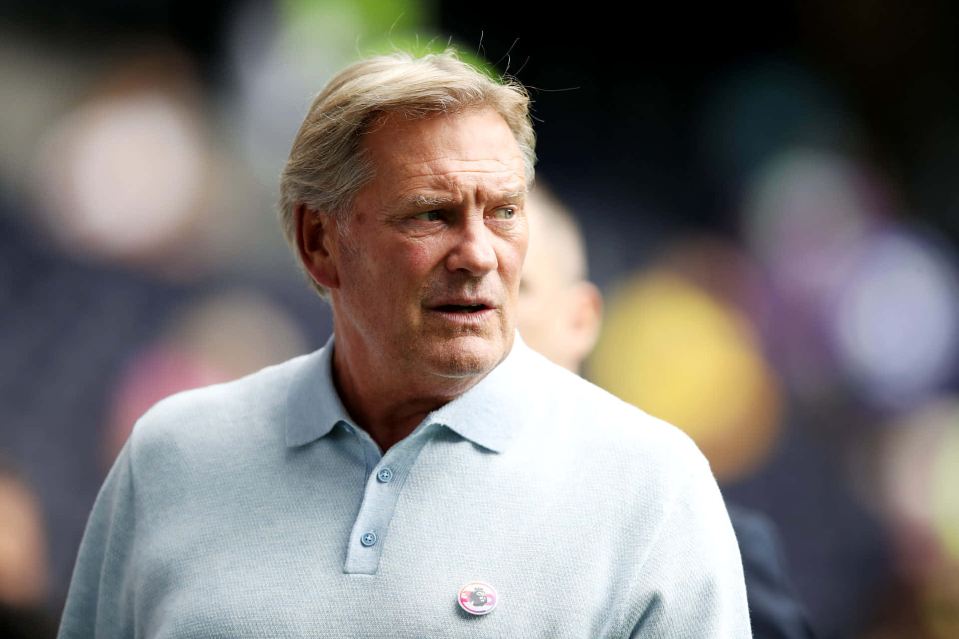 Glenn Hoddle, light blue polo shirt, middle-aged man, Full HD Desktop Wallpaper