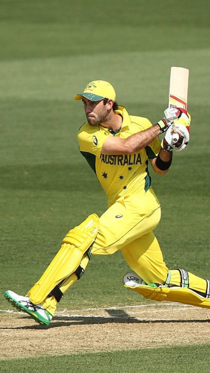 Glenn Maxwell, yellow uniform, cricket player, HD Phone Wallpaper