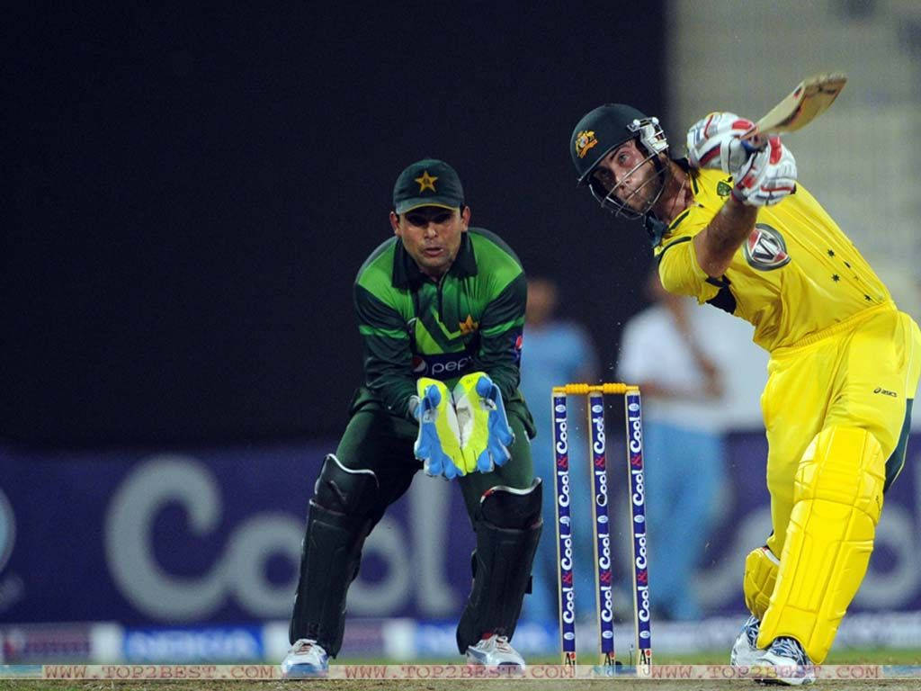 Glenn Maxwell, cricketer referee, yellow, SD Desktop Wallpaper