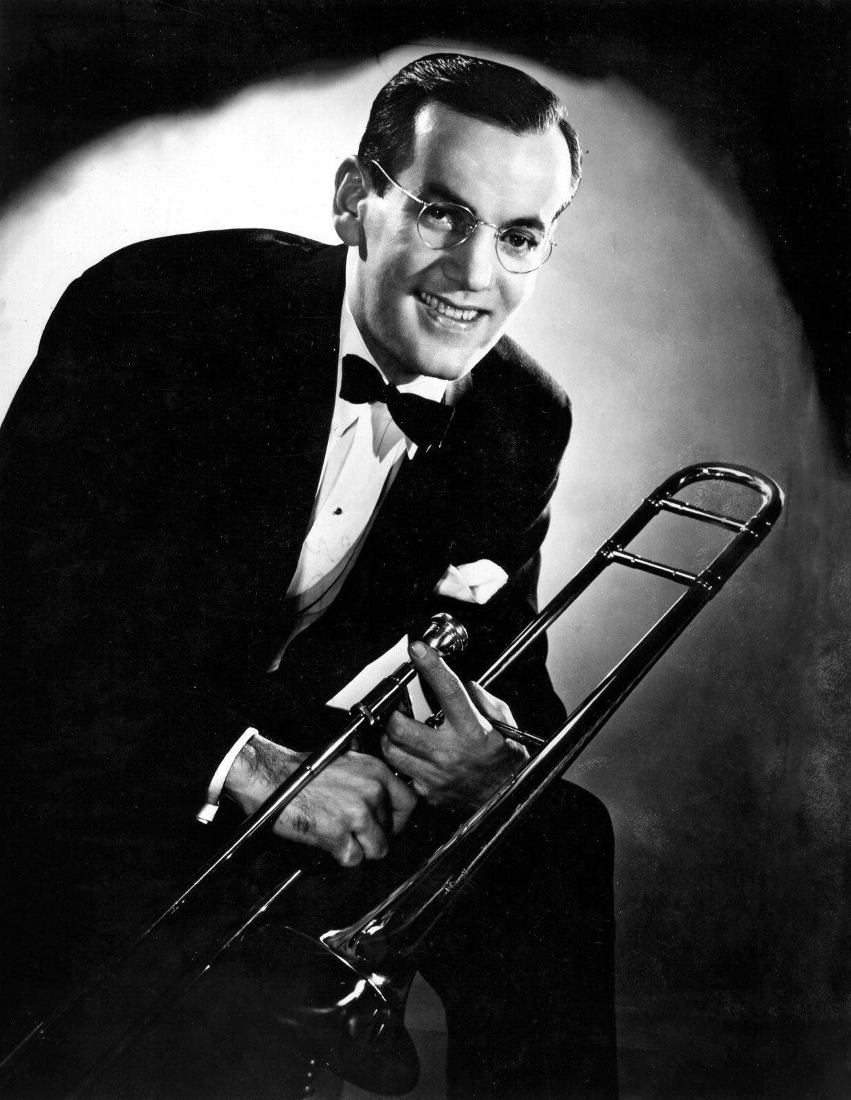 Glenn Miller, tuxedo, trombone, HD Phone Wallpaper