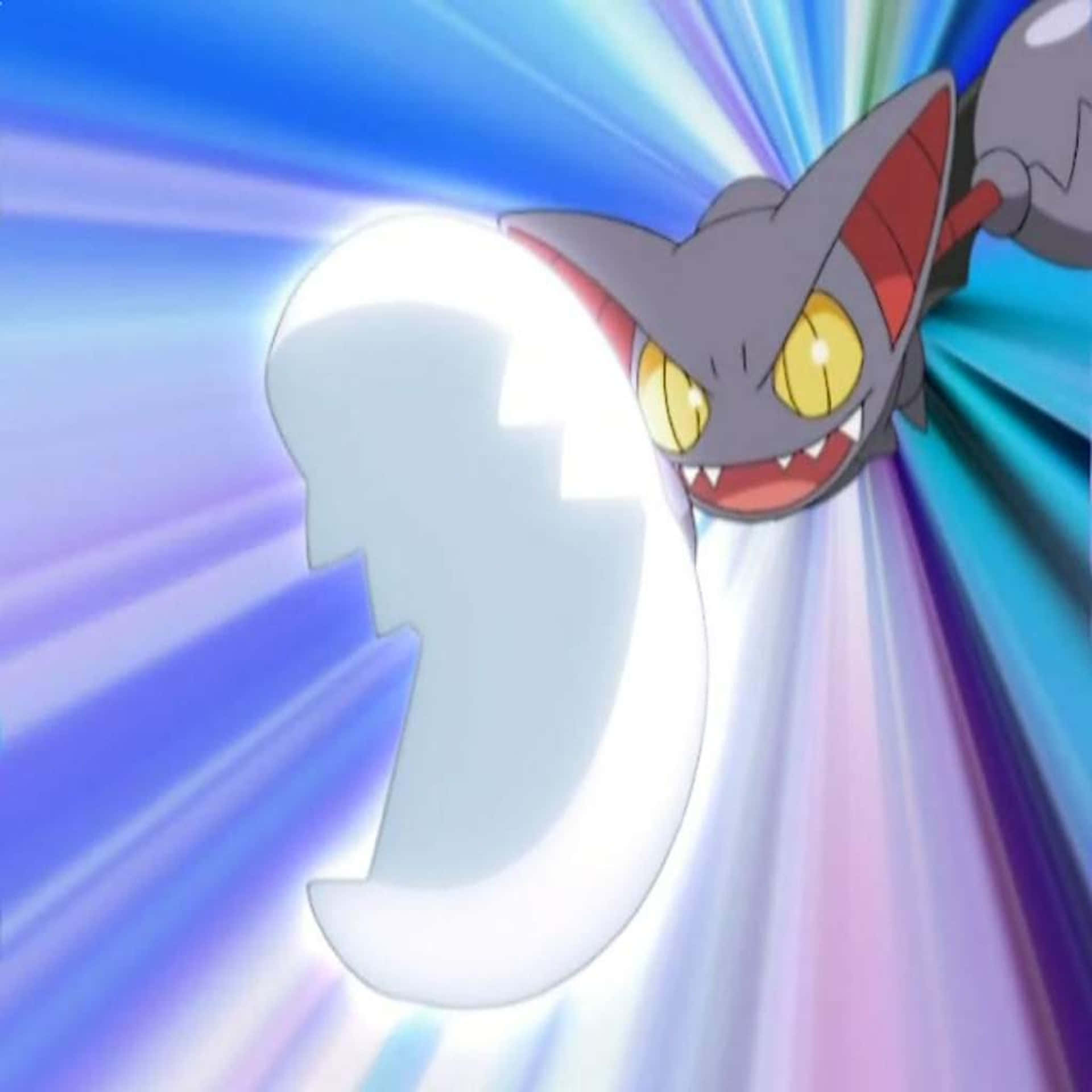 Gligar, pincer attack, gray anime bat Pokémon, Full HD Desktop Wallpaper