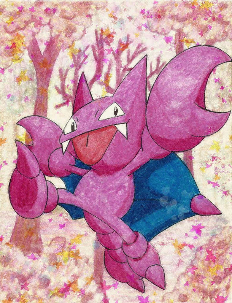 Gligar, cherry blossoms, pink, SD Phone Wallpaper