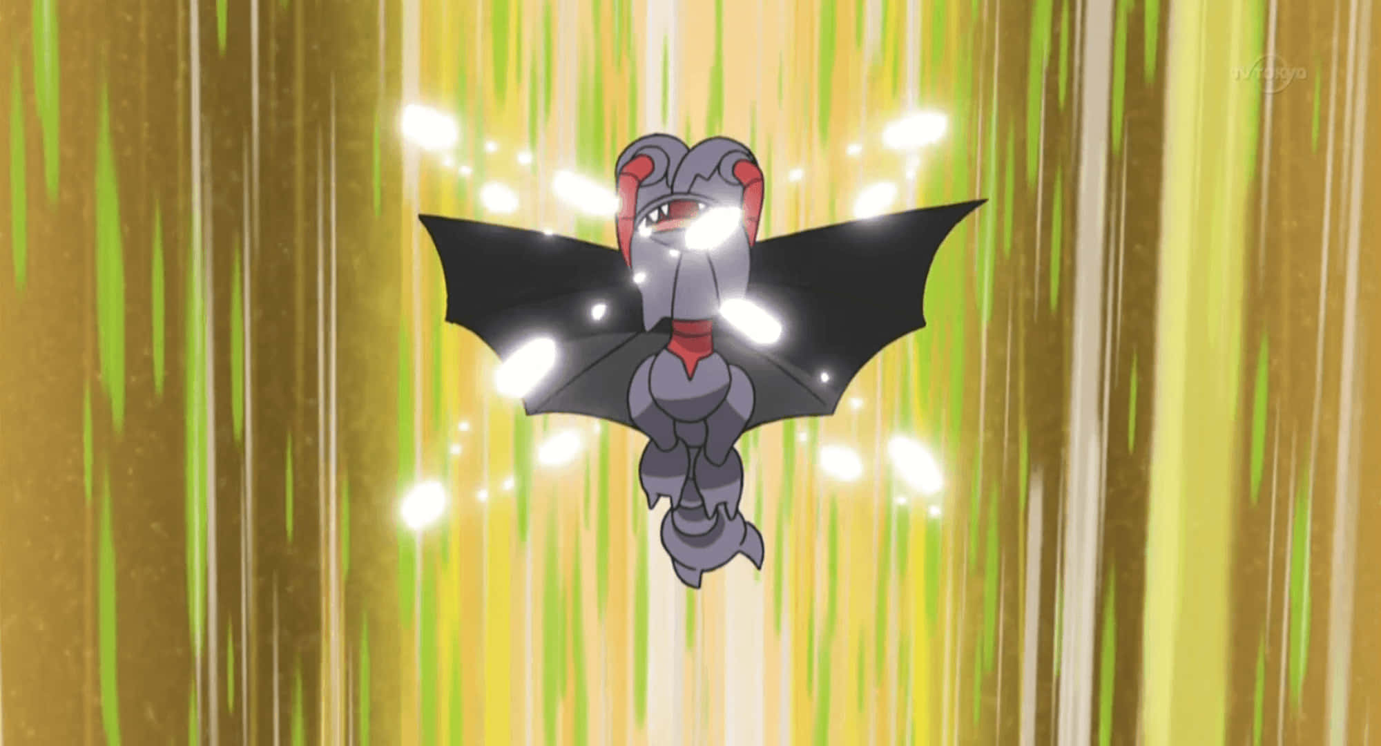 Gligar, glowing eyes, wings, Full HD Desktop Wallpaper