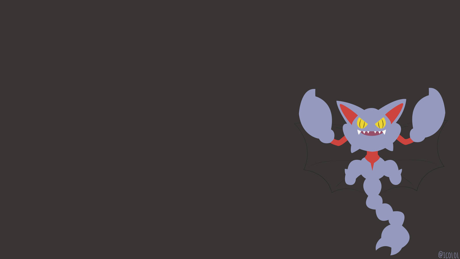 Gliscor, gray scorpion-like Pokémon, yellow eyes, HD Desktop Wallpaper