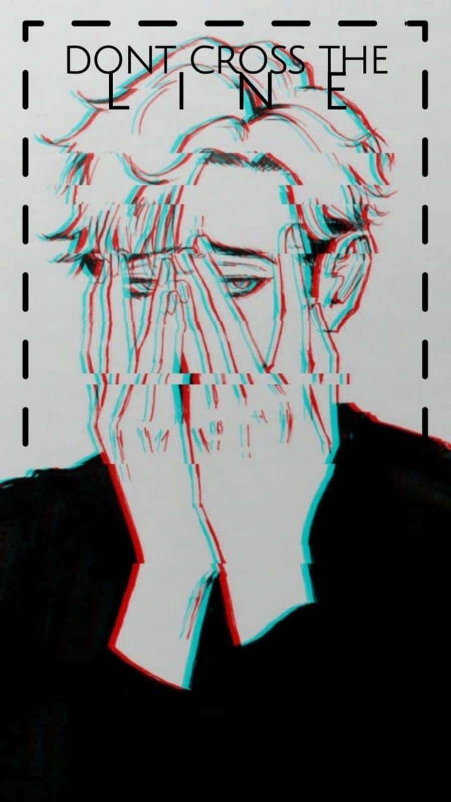 anime-style illustration, person with hands covering face, bold text, HD Phone Wallpaper