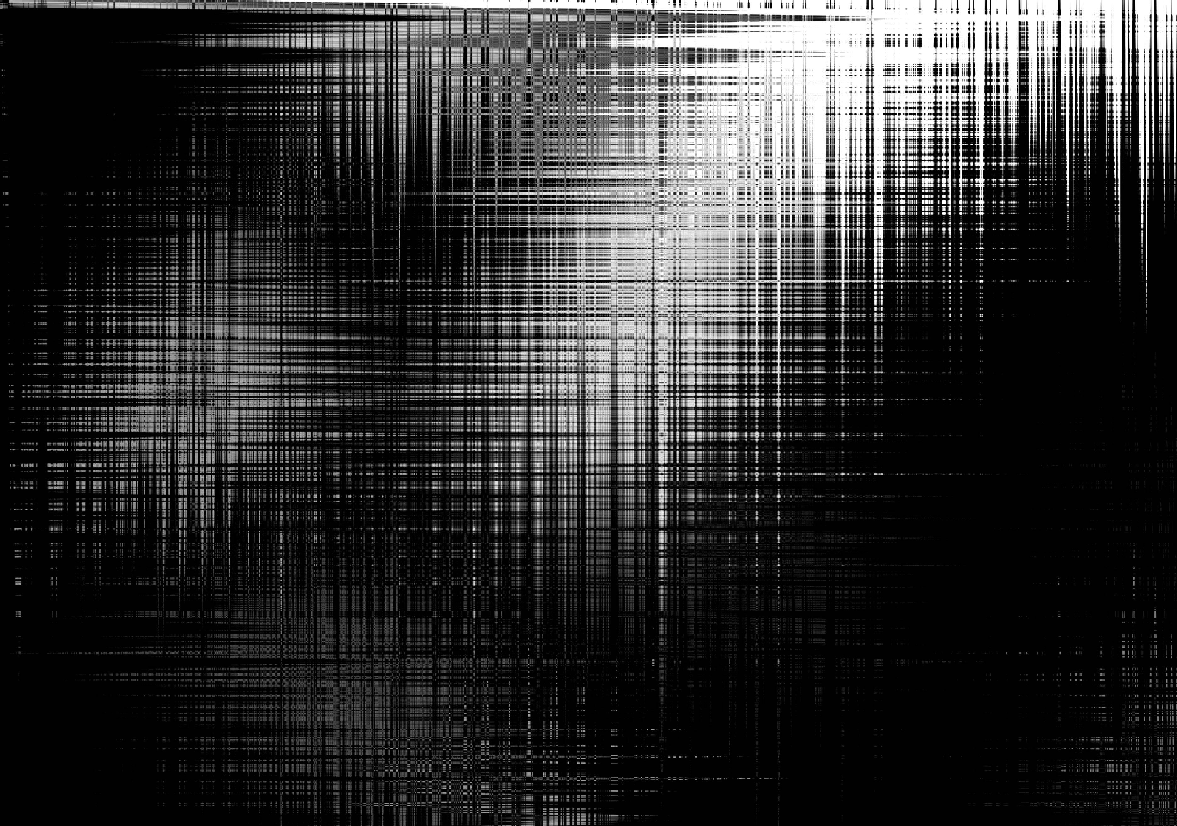 black and white, abstract pattern, intersecting lines, 2K Desktop Wallpaper
