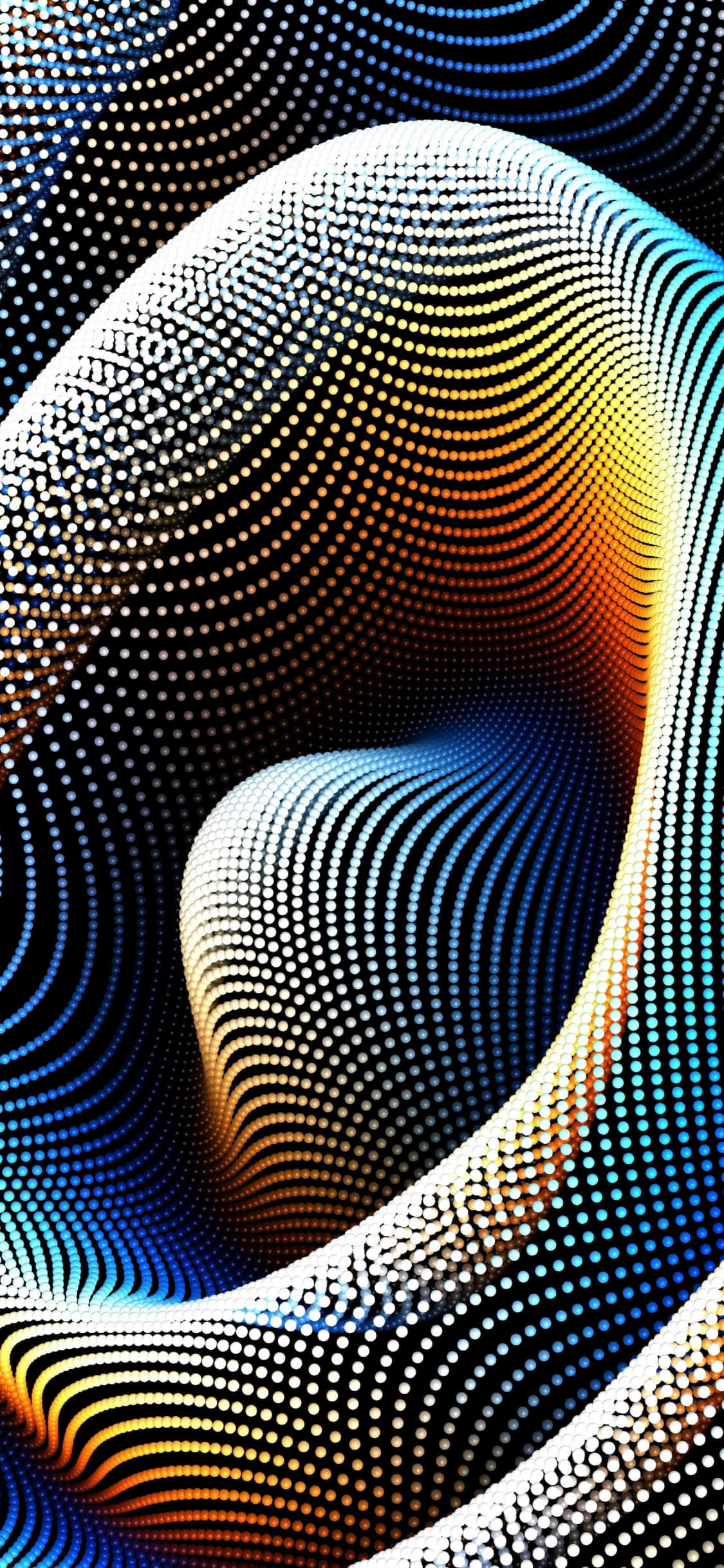 glitch effect, glowing dots, vibrant gradients, Full HD Phone Wallpaper