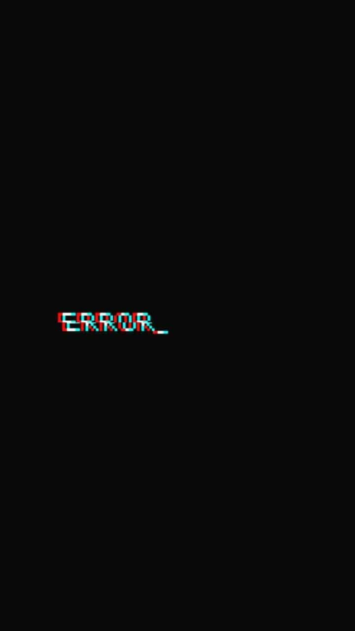 glitch effect, red and cyan, ERROR_, HD Phone Wallpaper