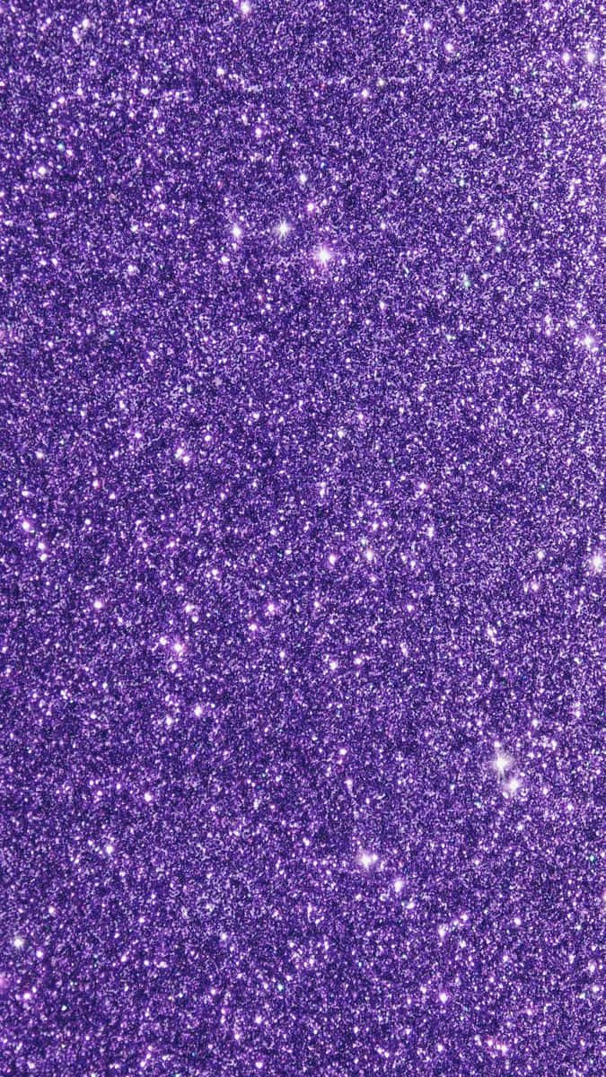 vibrant purple glitter texture, sparkling particles, catching light, SD Phone Wallpaper
