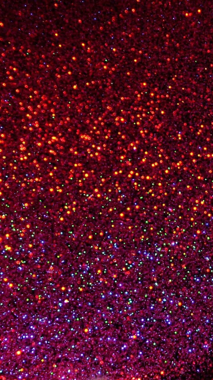 red glitter, red orange sparkles, purple sparkles, HD Phone Wallpaper