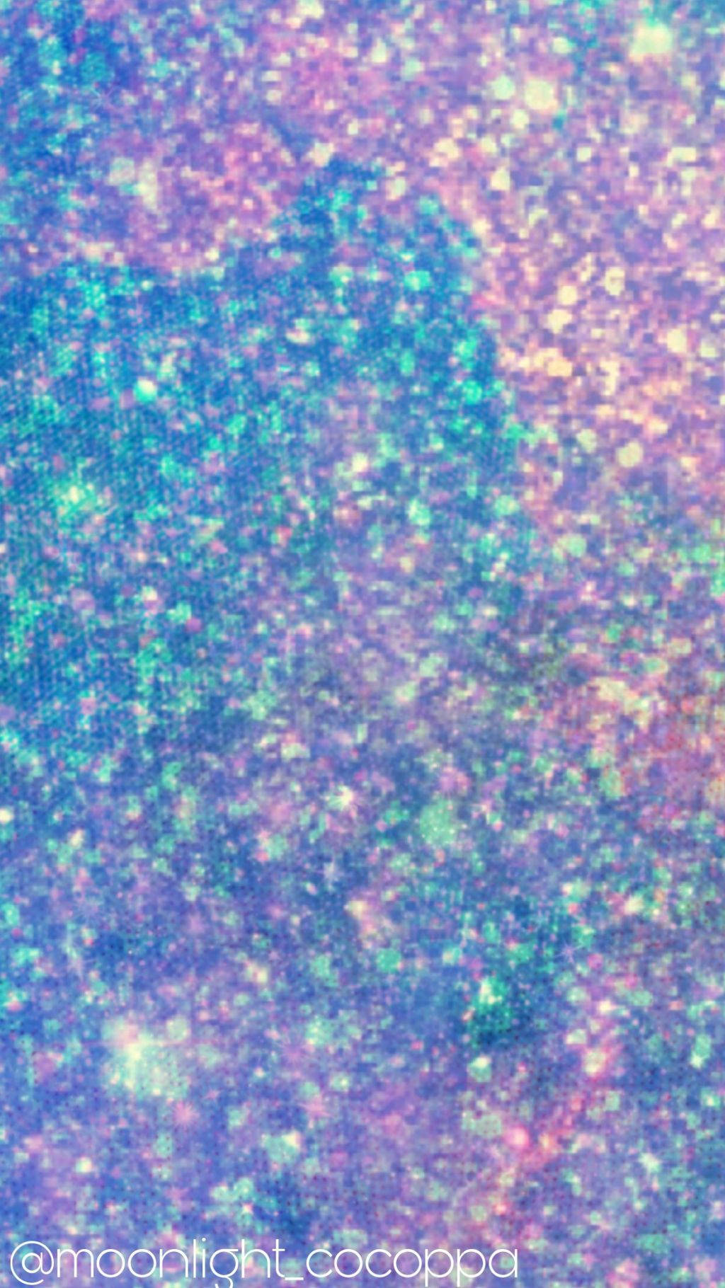 pink and blue glitter phone, vibrant blue purple and teal sparkles, shimmering abstract glitter texture, HD Phone Wallpaper