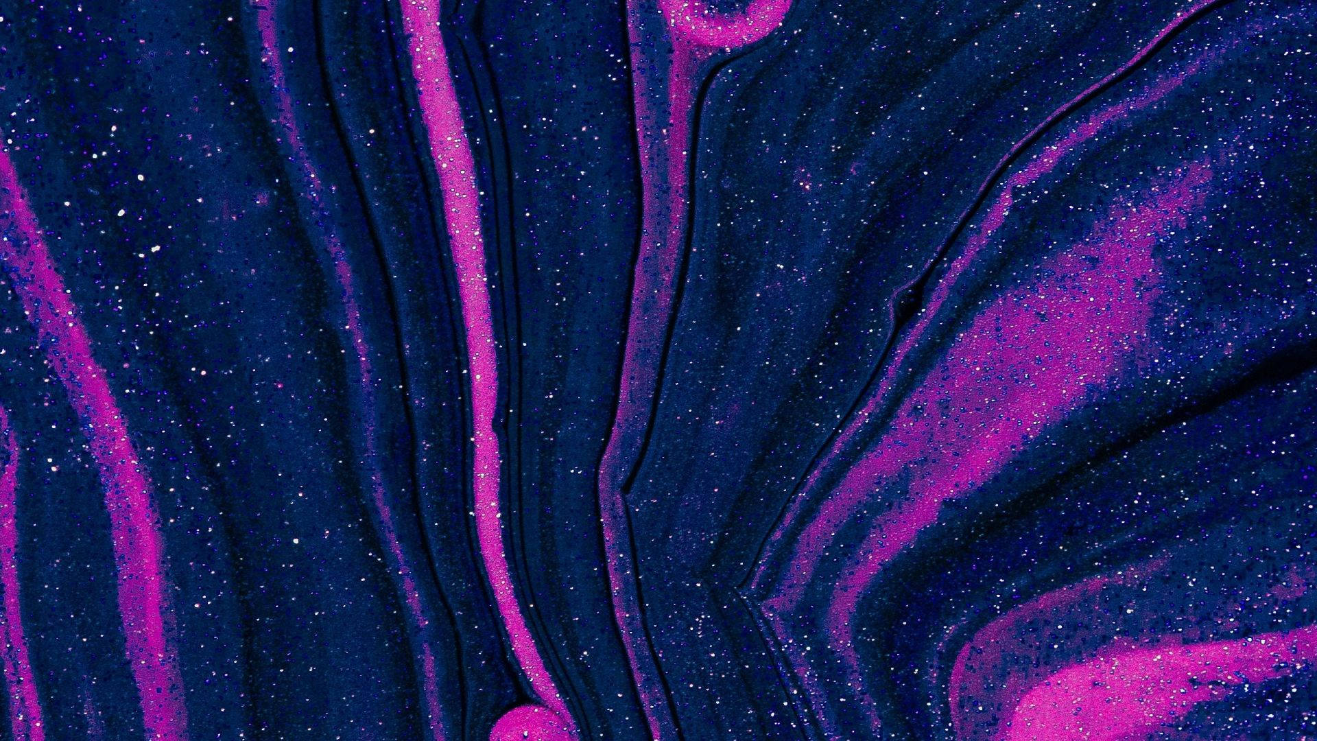 magenta, deep blue, glittering specks, Full HD Desktop Wallpaper