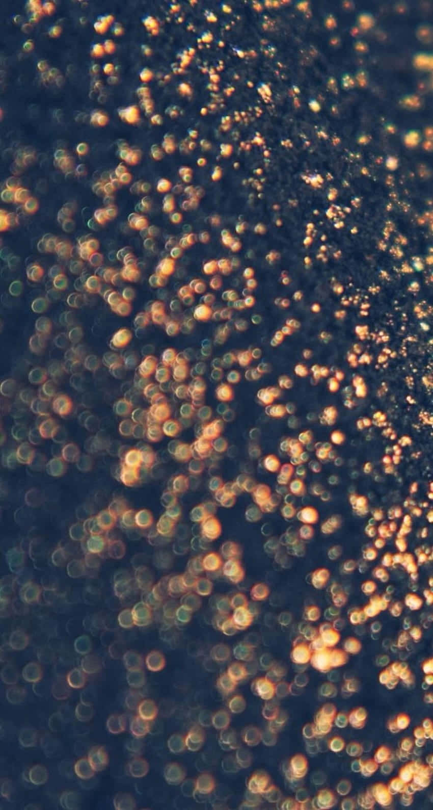 glitter aesthetic tumblr, golden bokeh orbs, deep dark background, HD Phone Wallpaper