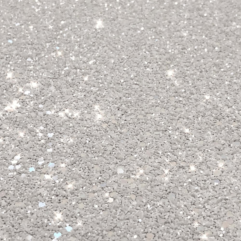 white glitter, gray textured surface, sparkling white glitter particles, SD Desktop Wallpaper