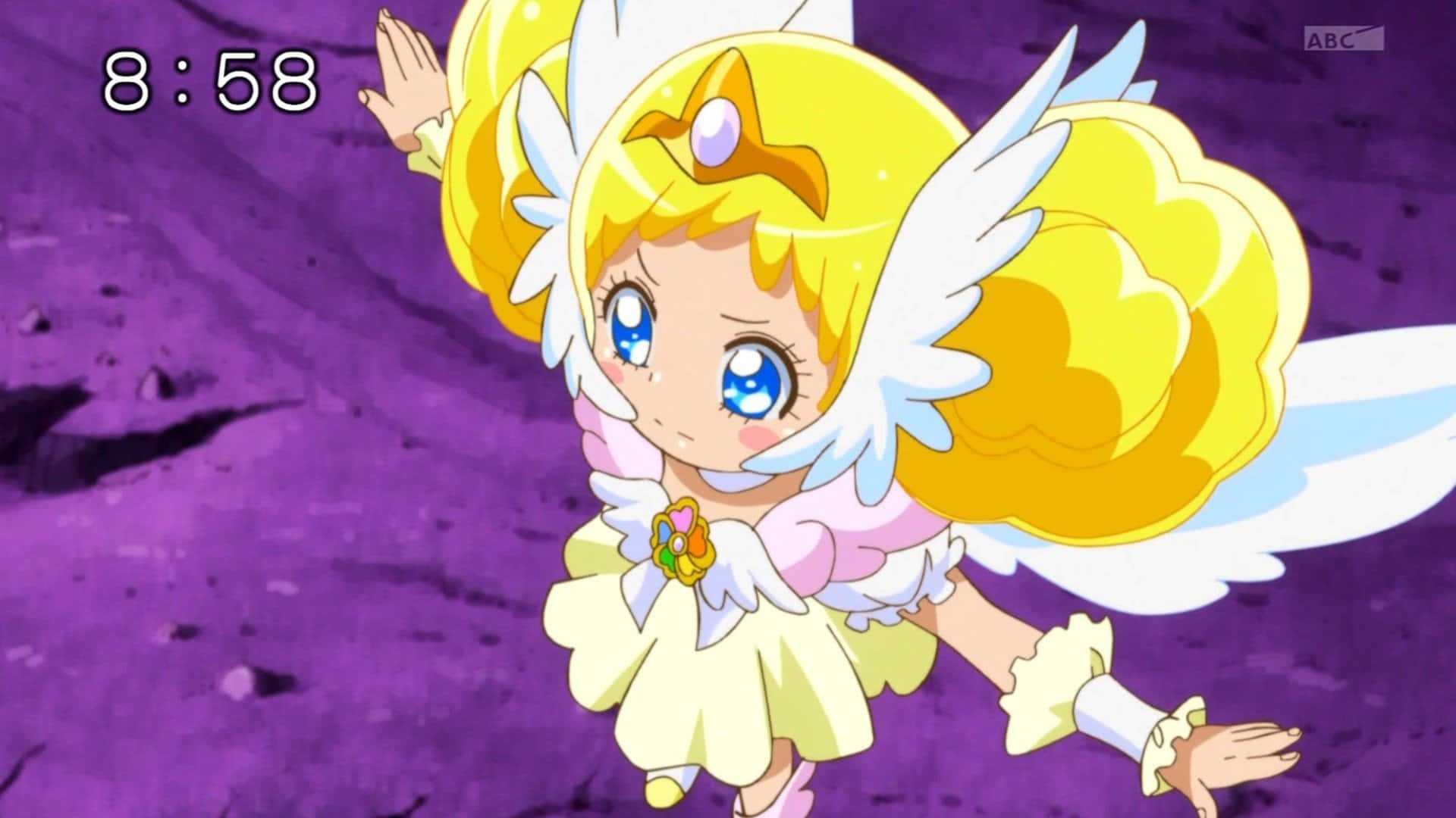 Glitter Force, Candy, golden hair, Full HD Desktop Wallpaper
