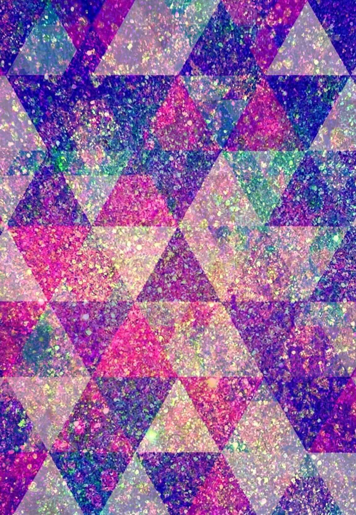 Glitter Galaxy, pink, purple, HD Phone Wallpaper
