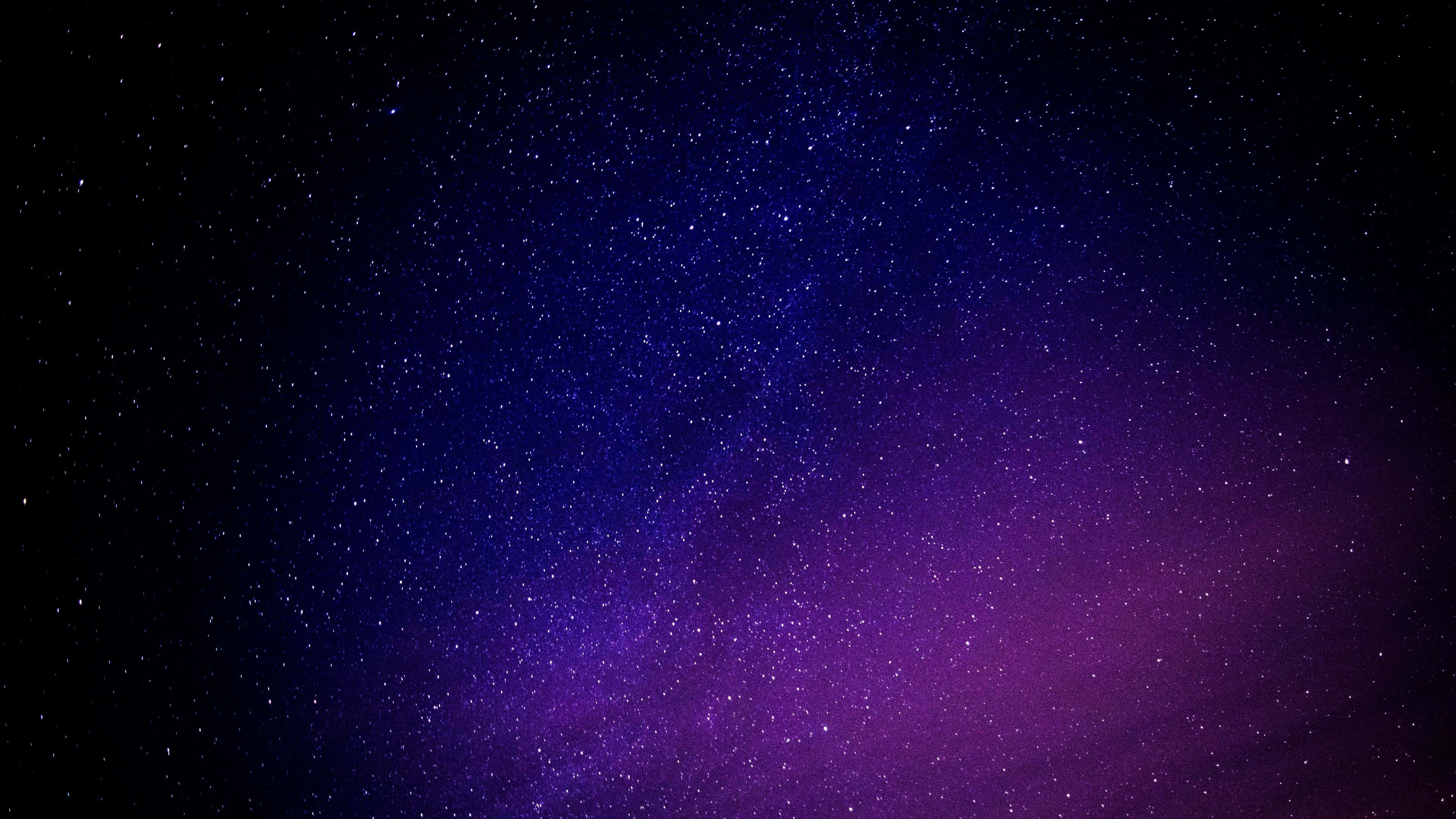 Glitter Galaxy, night sky, deep blue, 4K Desktop Wallpaper