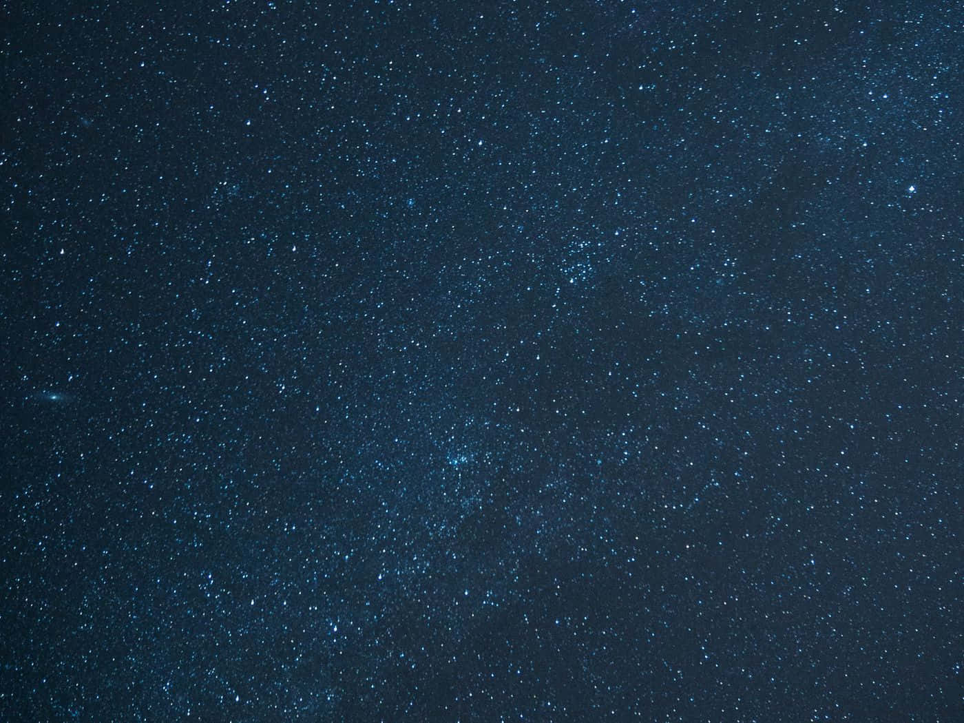 Glitter Galaxy, deep blue night sky, twinkling stars, HD Desktop Wallpaper