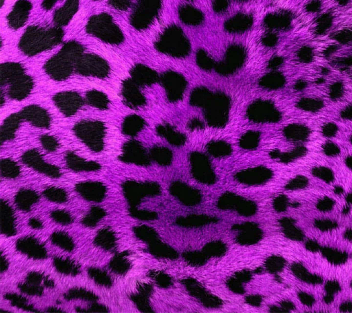 glitter leopard, vibrant purple faux fur, bold black leopard spots, HD Desktop Wallpaper