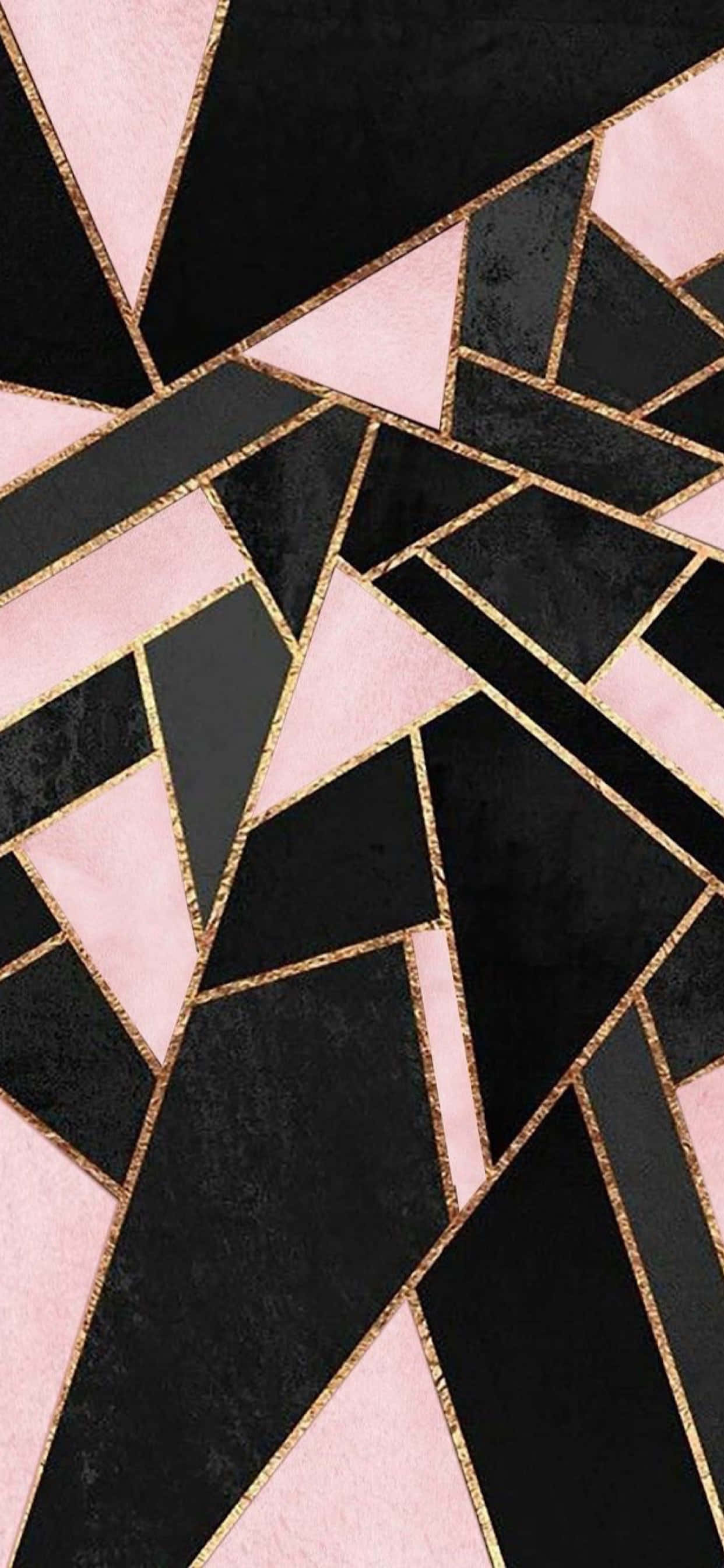 Glitter Marble, black, pink, 2K Phone Wallpaper