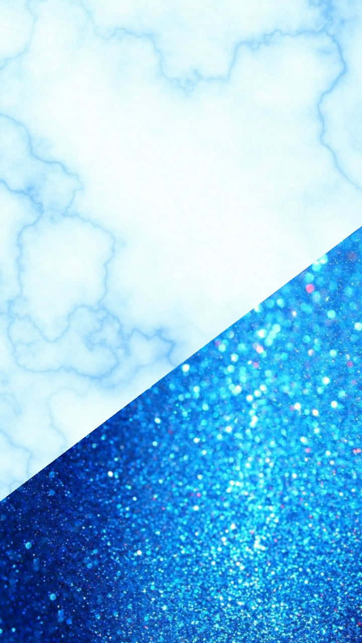 blue and white marble, glitter, soft blue marble, HD Phone Wallpaper