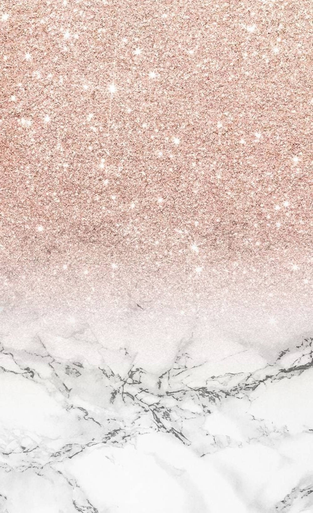 rose gold, glitter, white marble, HD Phone Wallpaper