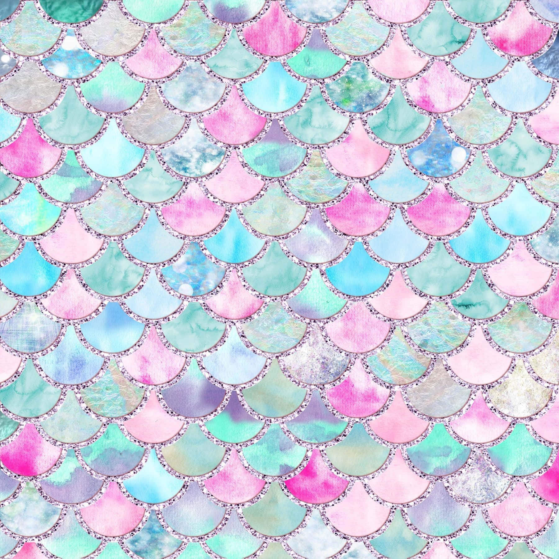 mermaid, pink, purple, HD Desktop Wallpaper