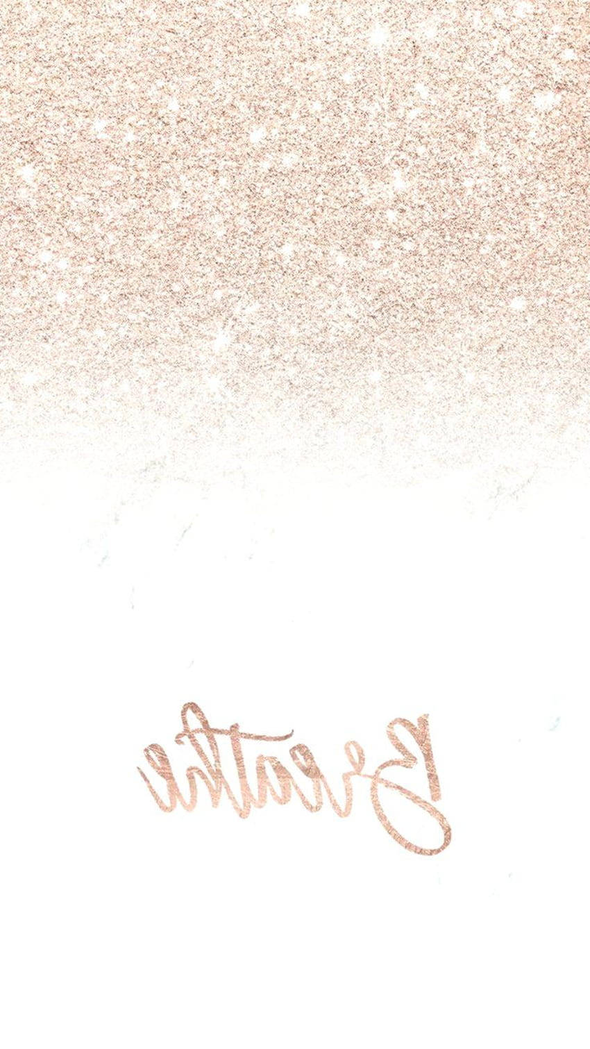 rose gold ombre, white background, breathe, HD Phone Wallpaper