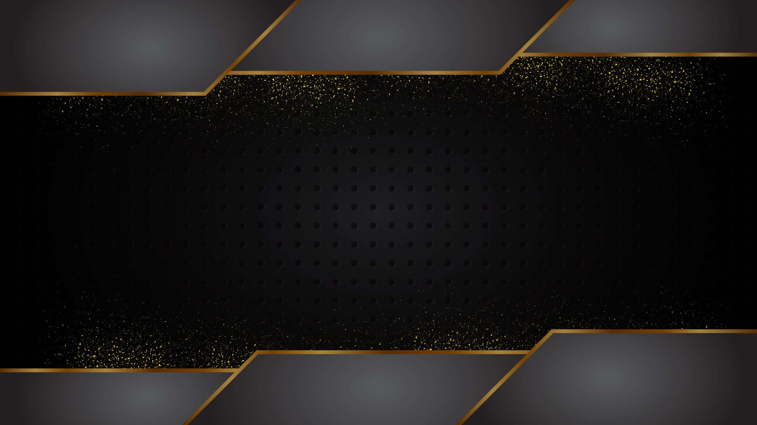 glossy black, black and gold, gold stripe, 2K Desktop Wallpaper