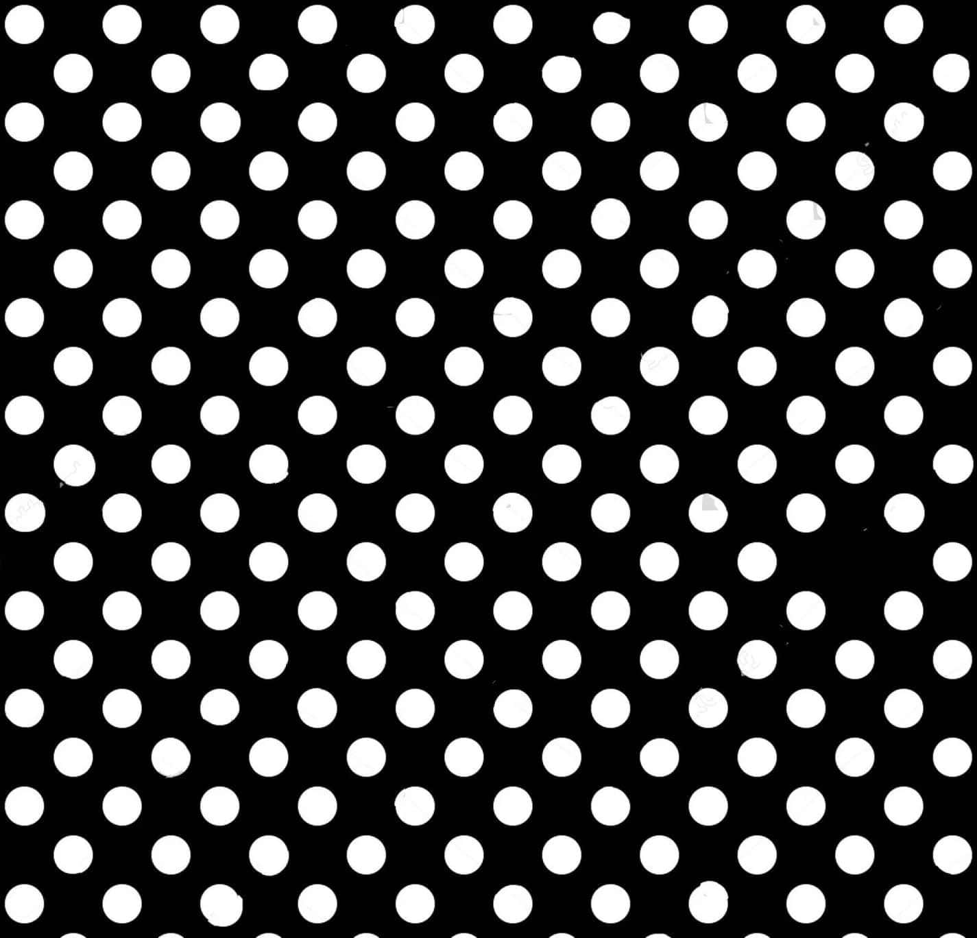 black polka dot, white polka dots, black background, HD Desktop Wallpaper