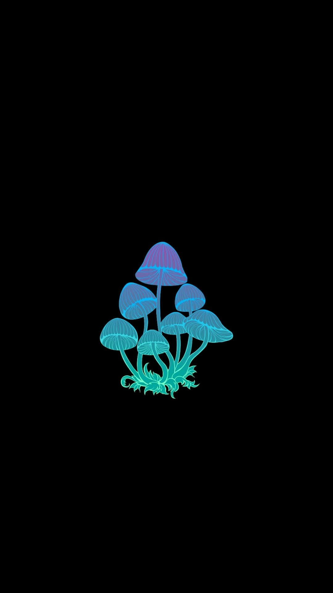 Glow in the Dark, blue, purple, Full HD Phone Wallpaper