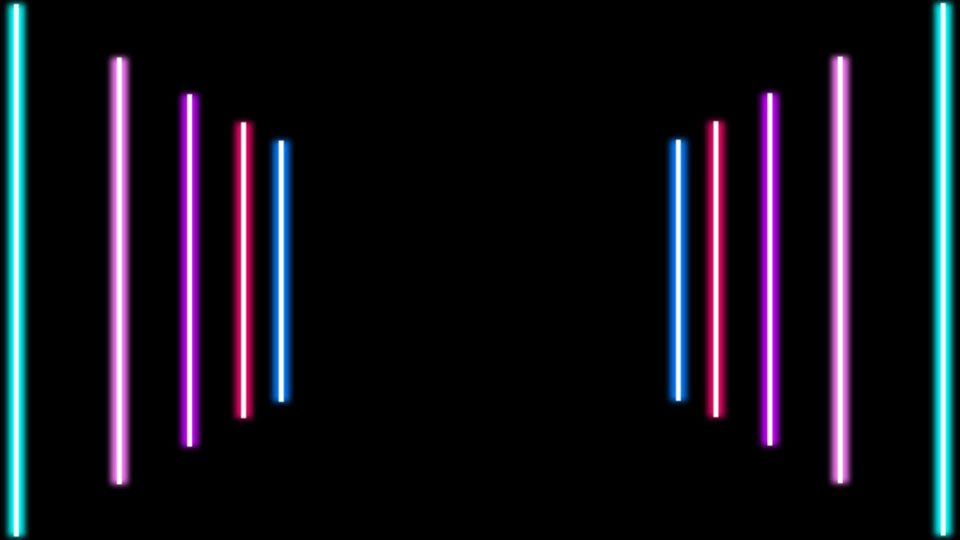 neon vertical bars, pink purple and blue, black background, Full HD Desktop Wallpaper
