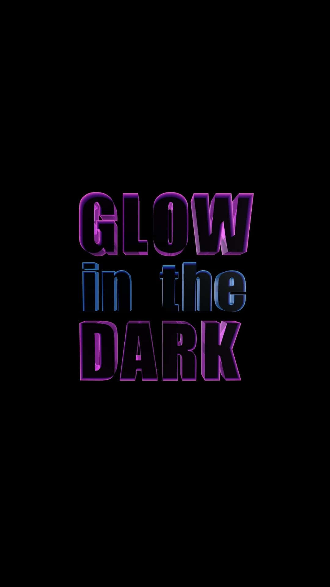 GLOW in the DARK, neon gradients, purple, Full HD Phone Wallpaper