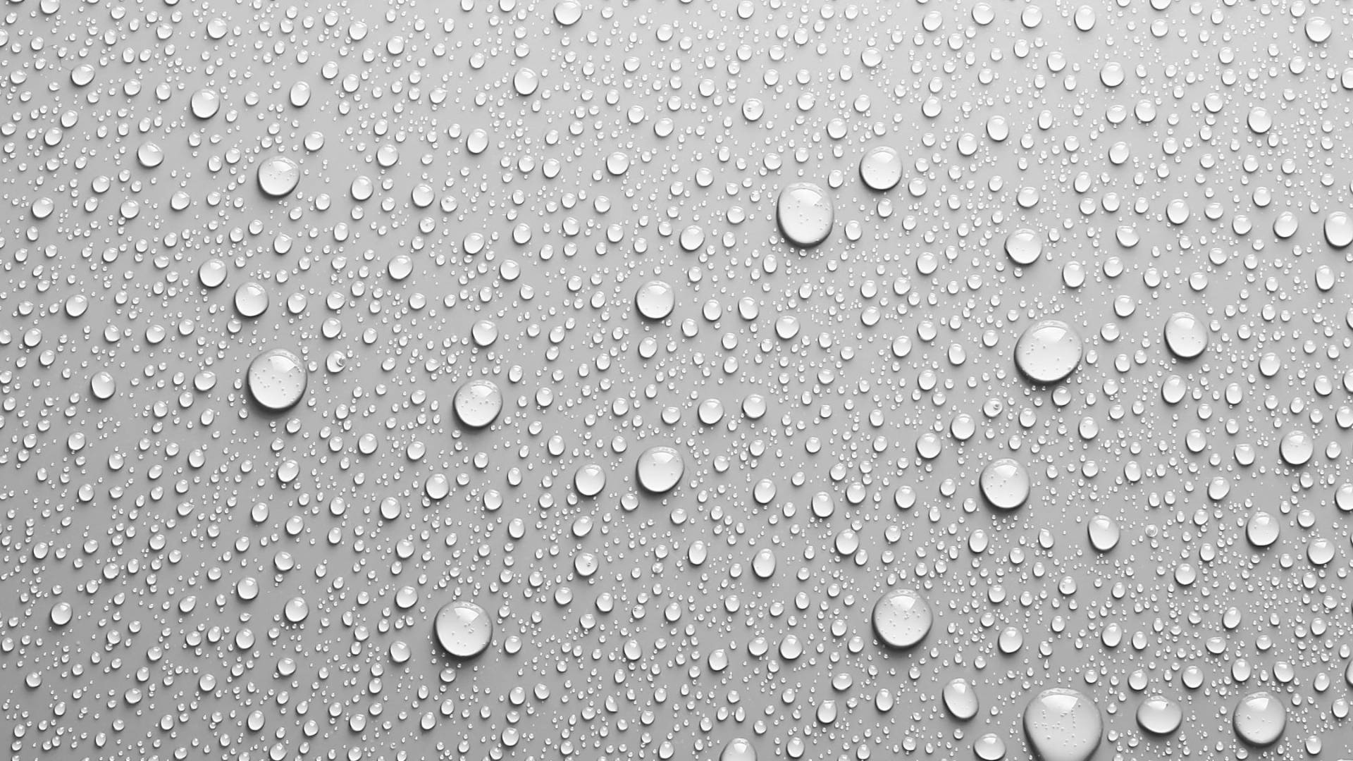 Gmail, water droplets, smooth gray surface, Full HD Desktop Wallpaper