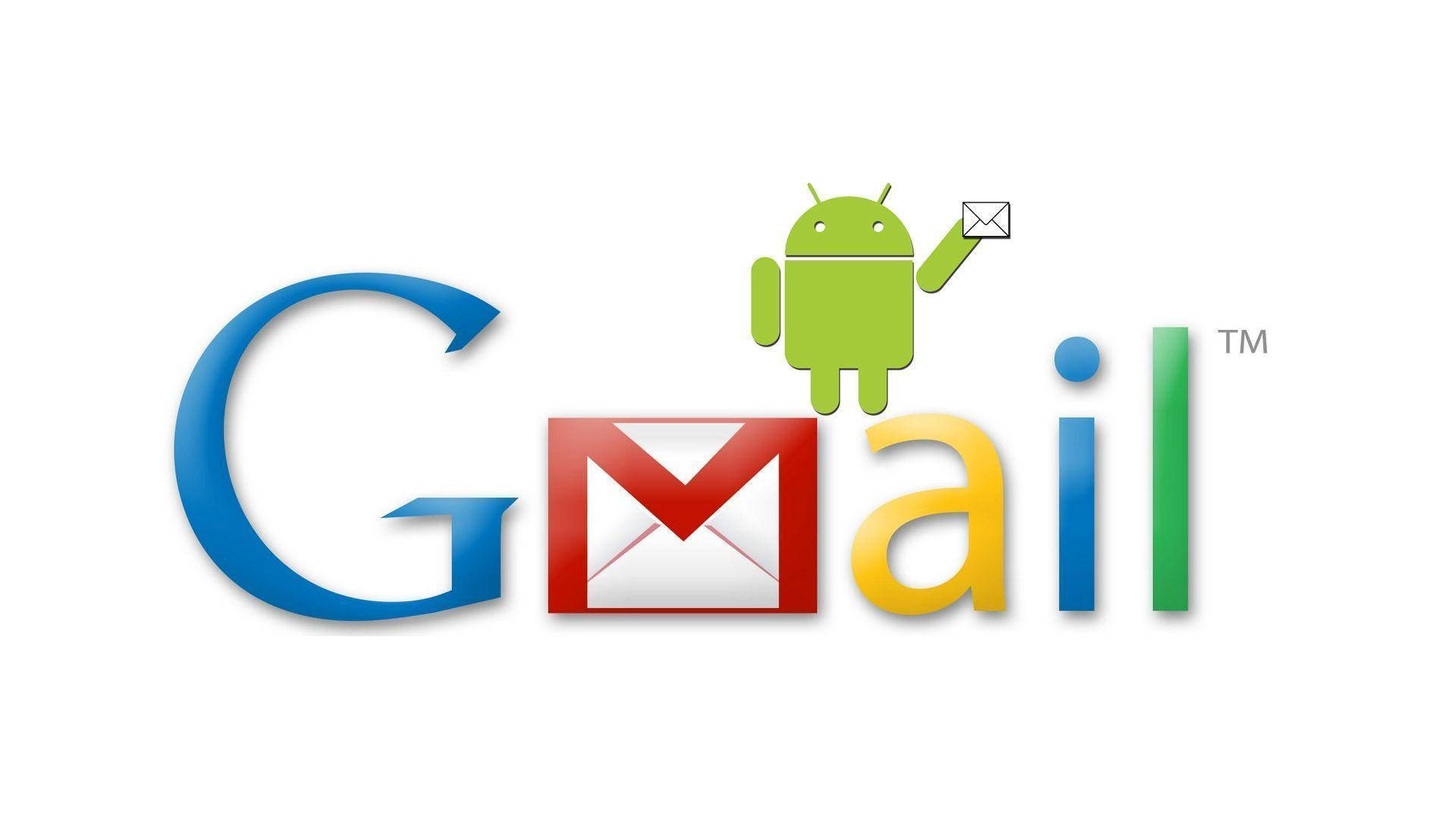 Gmail, Android, green, Full HD Desktop Wallpaper