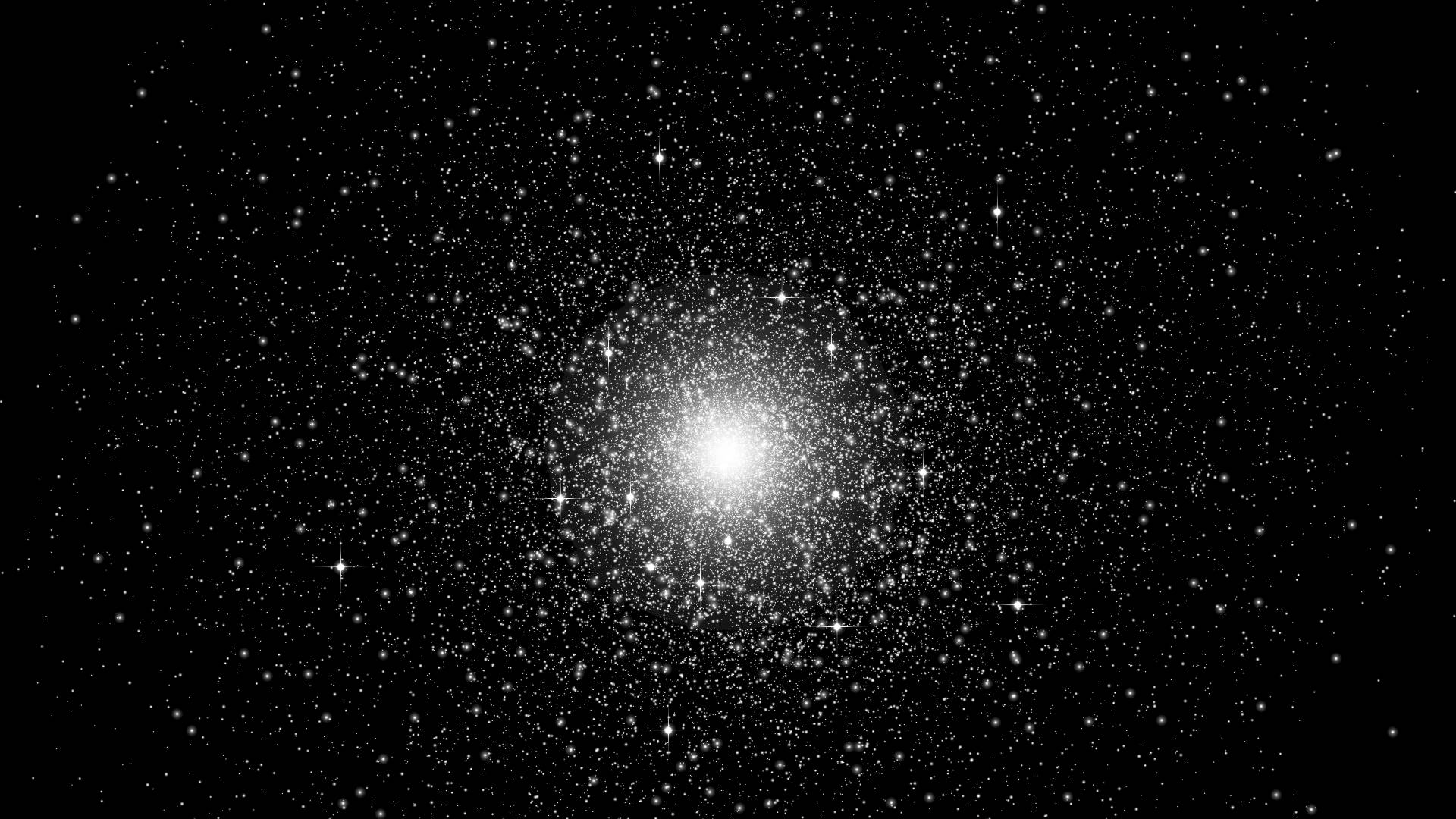 Gmail, starry galaxy, deep black cosmic void, Full HD Desktop Wallpaper