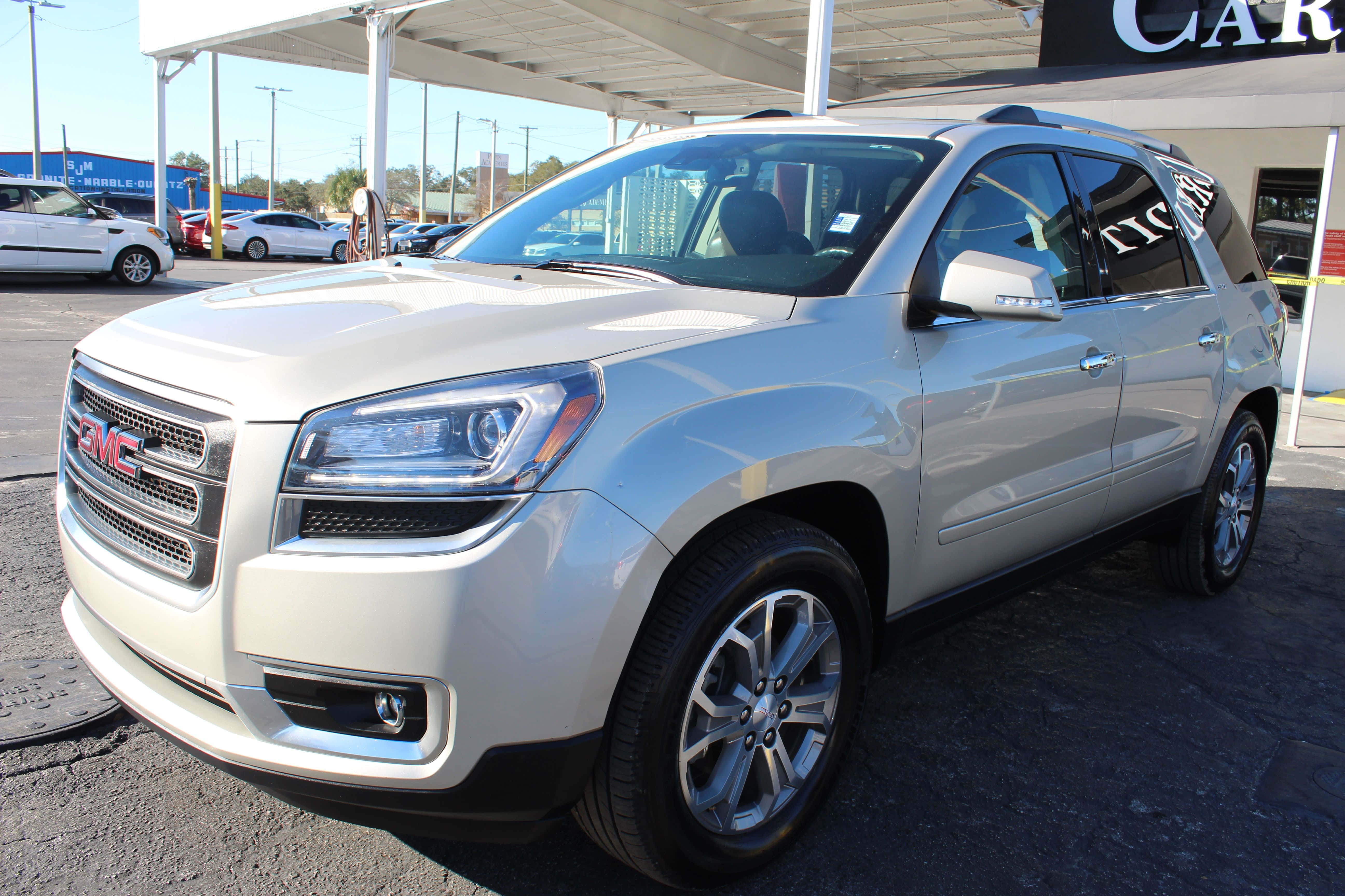 GMC Acadia, silver, highway, 5K Desktop Wallpaper