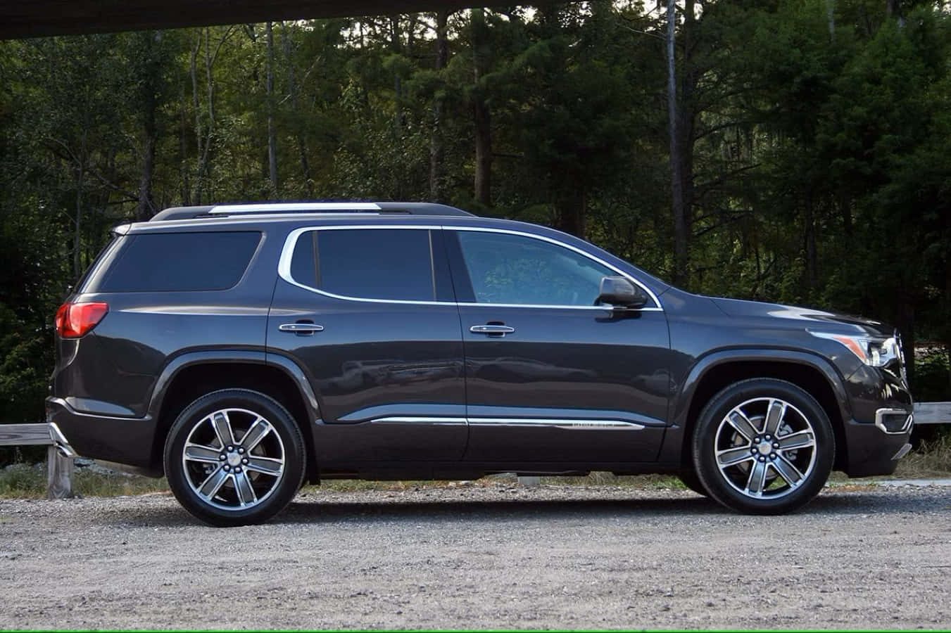 GMC Acadia, dark gray, gravel, HD Desktop Wallpaper